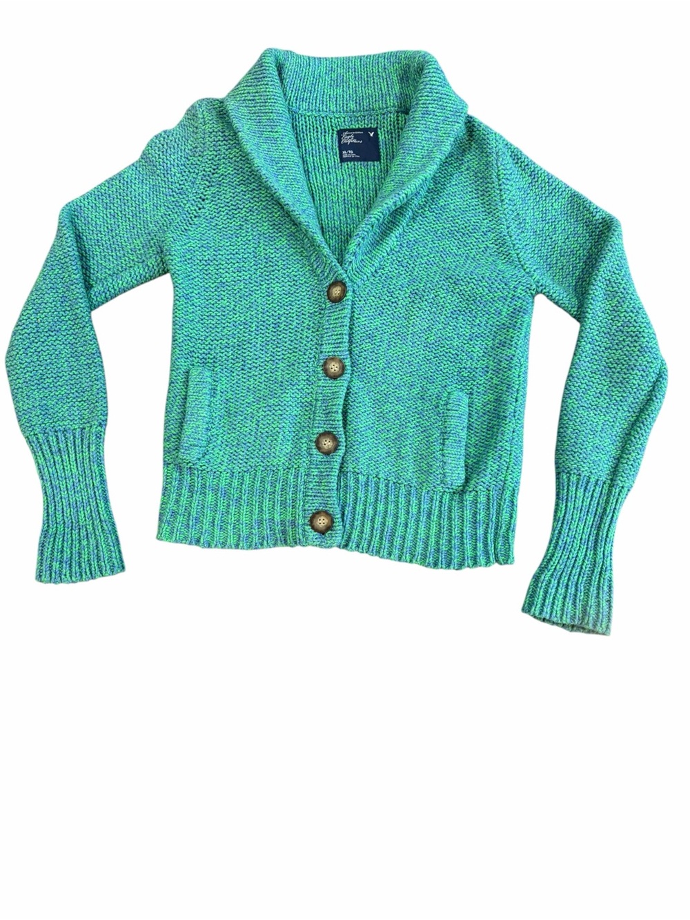 American Eagle Outfitters 2009 Chunky Knit Shawl Collar Cardigan